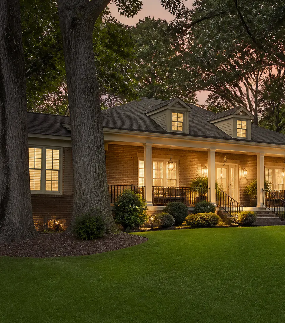 Established Montgomery River Region neighborhood with Southern architecture and mature trees